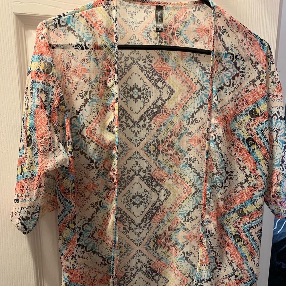 Sheer shawl